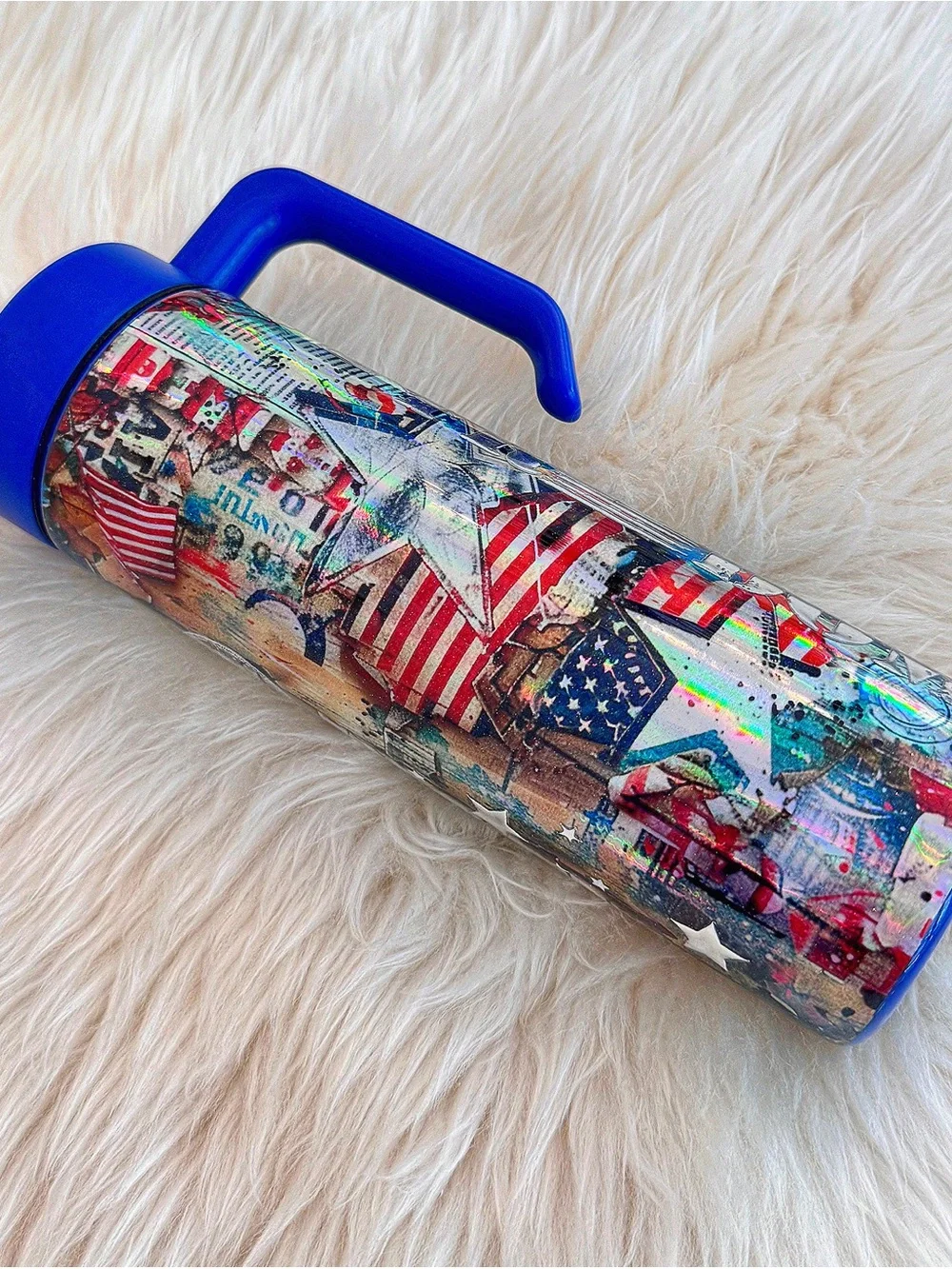 250th Anniversary | 4th of July | Patriotic | Handmade Epoxy Tumbler | 20oz
